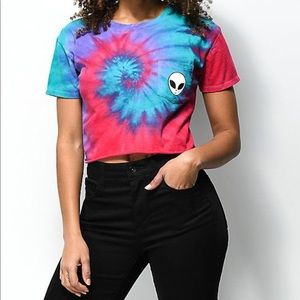 Tie-dye crop top